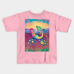 Mermaid fish sea gift Kids T-Shirt